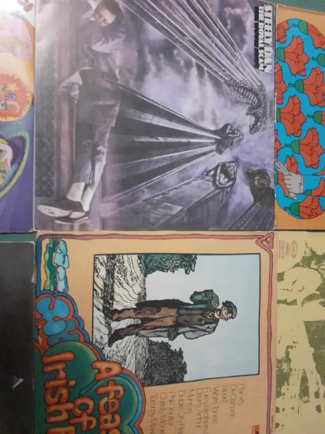 Lote Vinilos LP Compilatorios Folk y Pop Rock