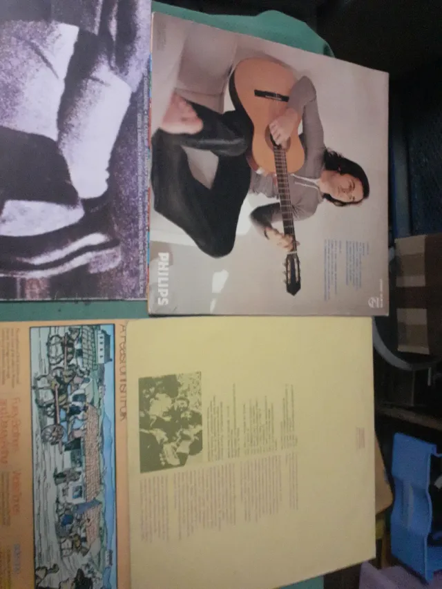 Lote Vinilos LP Compilatorios Folk y Pop Rock