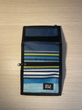 Cartera Billabong Tela Rayas Azul