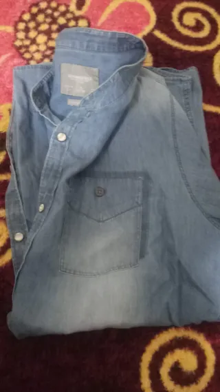 Camisa vaquera Springfield azul