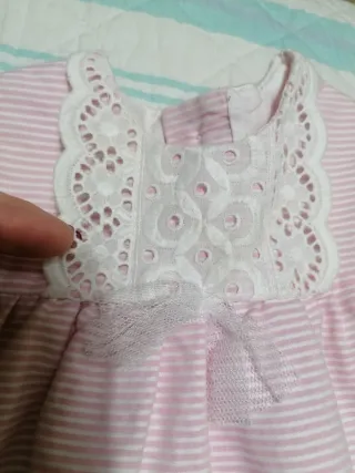 Lote 3 vestidos niña 9-12 meses