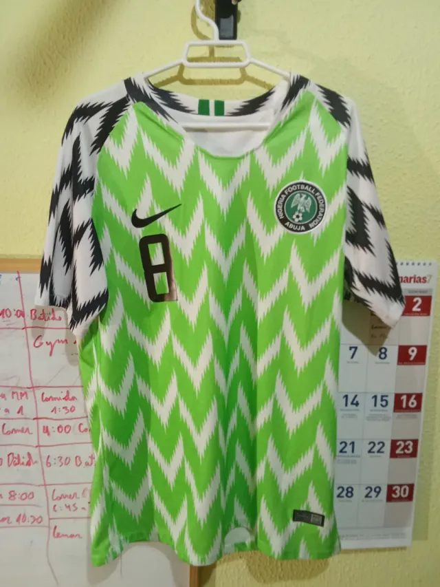 Camiseta Nigeria 2018 Etebo Talla M