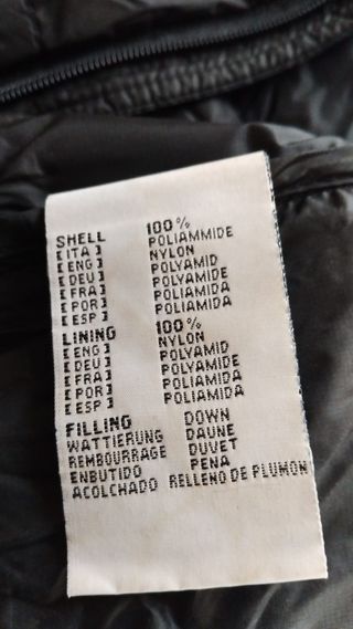 Giubbotto uomo Diadora piumino nero