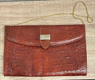 Bolso Cartera Piel Vintage Vito Sanz Marrón