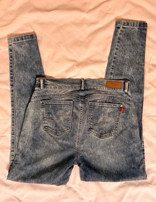 Jeans colombianos STOP mujer elástico push up