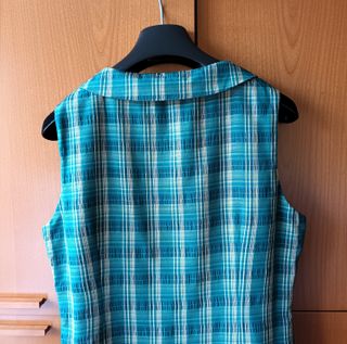 Vestido Vestido Corto Cuadros Vichy T. 38-40 aprox