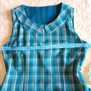 Vestido Vestido Corto Cuadros Vichy T. 38-40 aprox