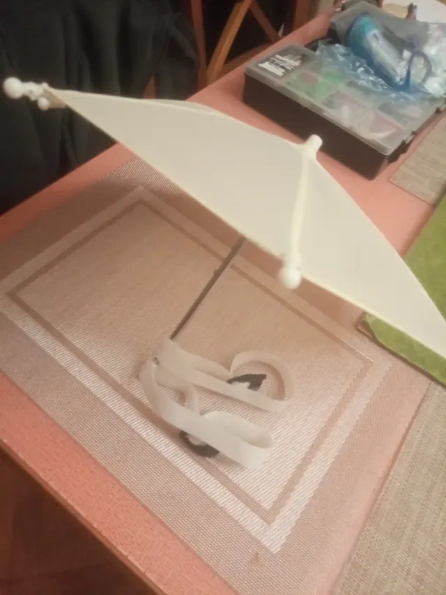 Diffusore per ombrello per flash con velcro