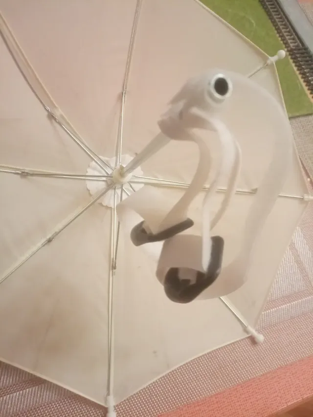 Diffusore per ombrello per flash con velcro