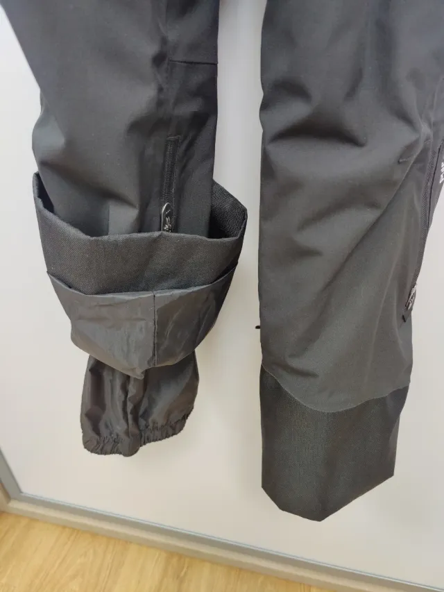 Pantalón esquí junior negro con tirantes