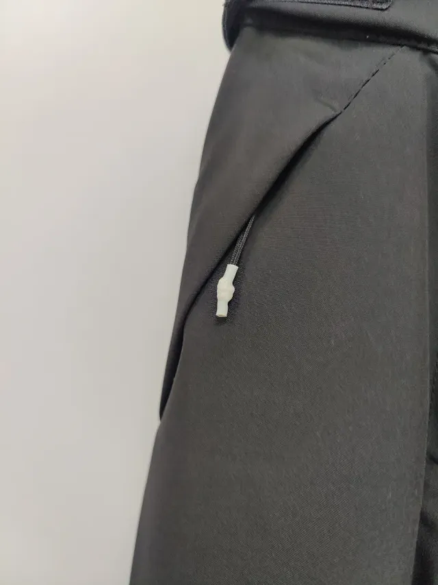 Pantalón esquí junior negro con tirantes