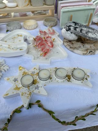 Decorazioni/portacandele/vassoi per Natale