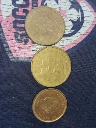 3 Monedas Pesetas Juan Carlos I