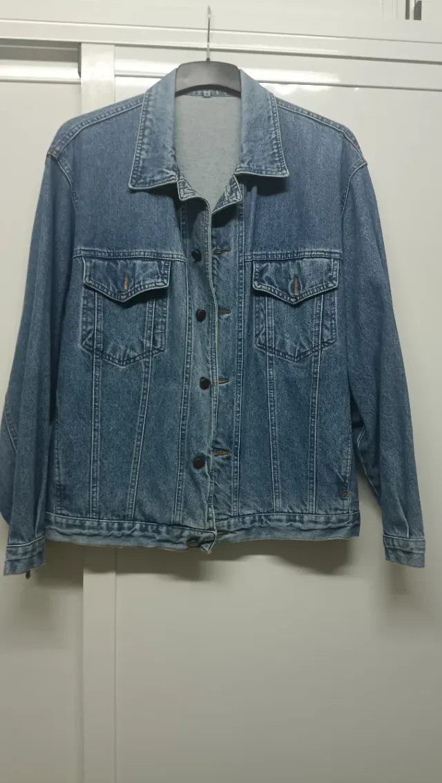 Cazadora Vaquera Hombre Azul