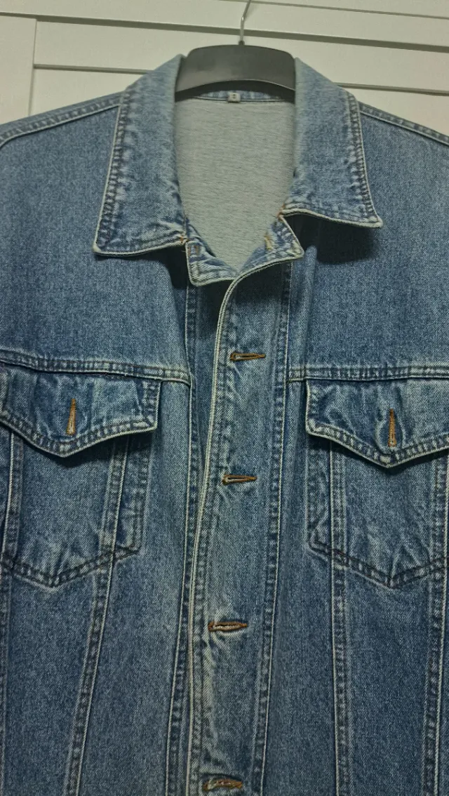 Cazadora Vaquera Hombre Azul