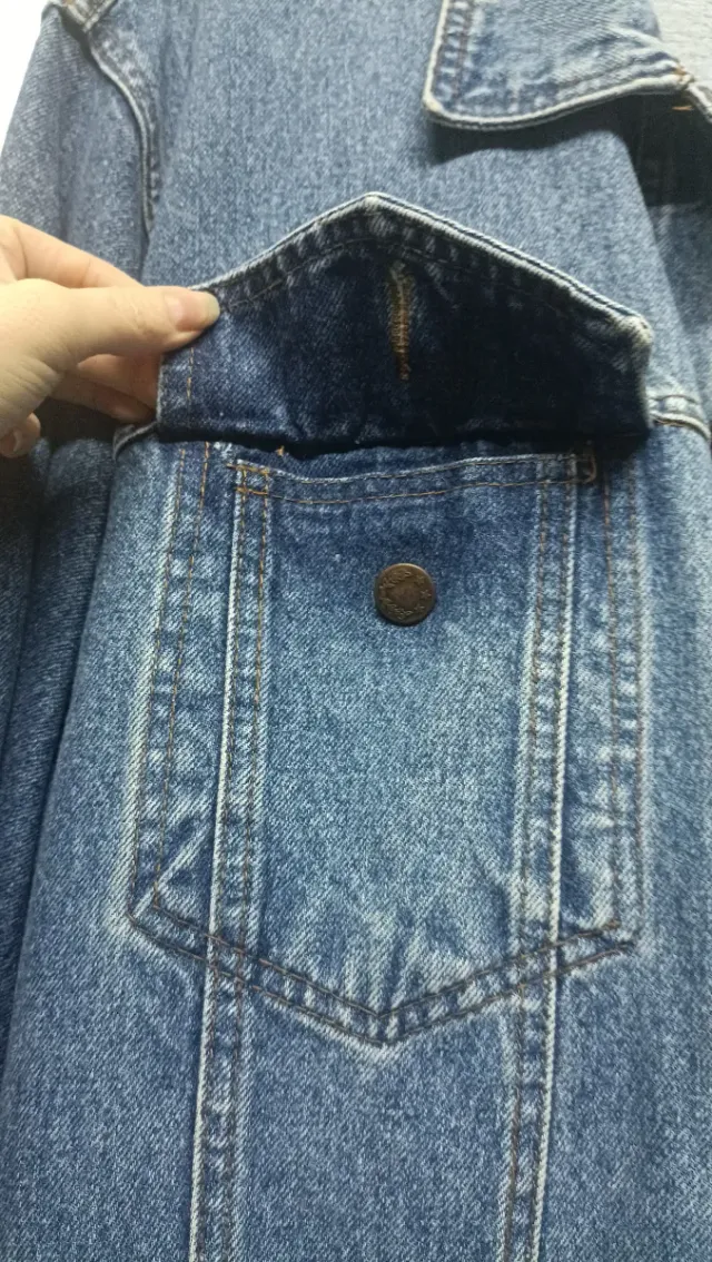 Cazadora Vaquera Hombre Azul