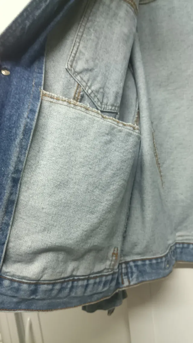 Cazadora Vaquera Hombre Azul