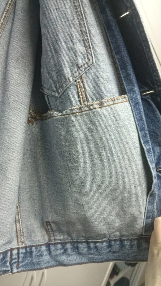 Cazadora Vaquera Hombre Azul