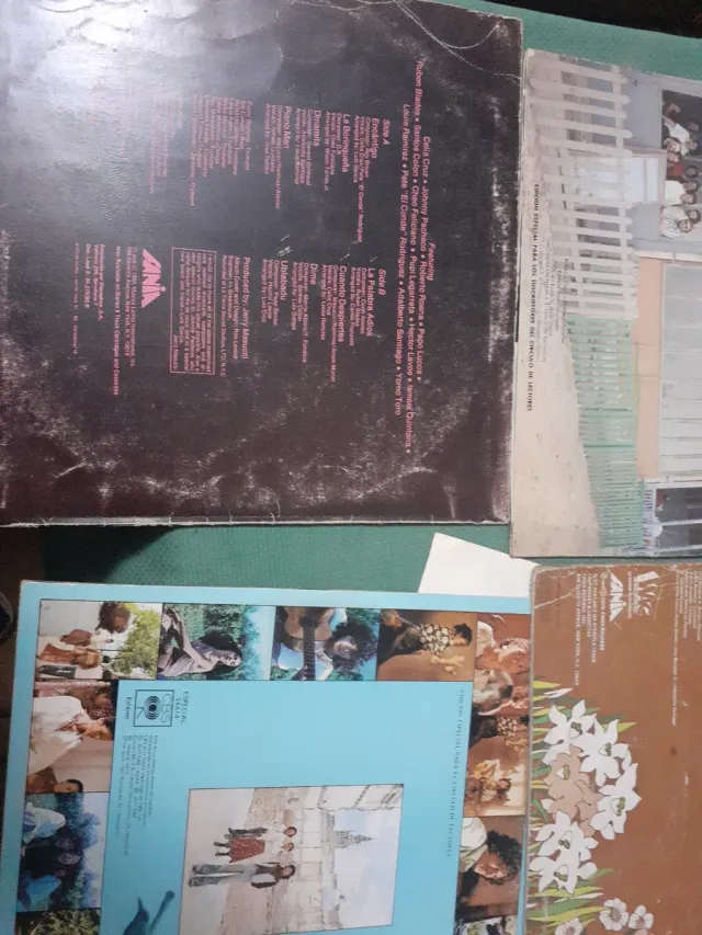 Lote 6 Vinilos LP Internacionales y Latinos