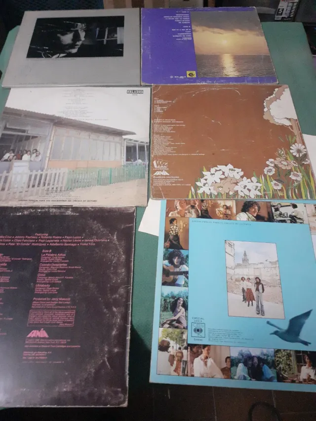Lote 6 Vinilos LP Internacionales y Latinos