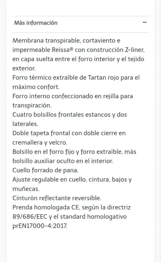 Chaqueta Garibaldi Heritage 1972 Negra