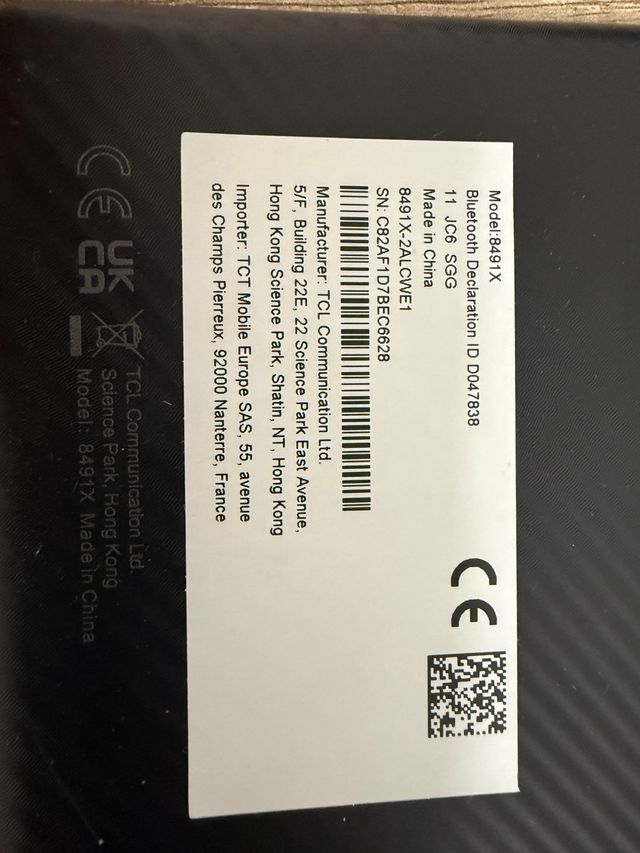 Tablet TCL 8491X 10.1 pulgadas con funda