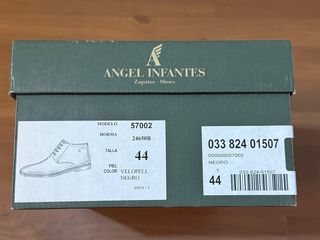 Zapatos Angel Infantes 57002 Velopell Negro