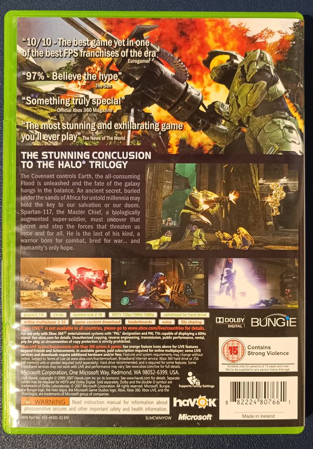 XBOX 360 Halo 3 Classics