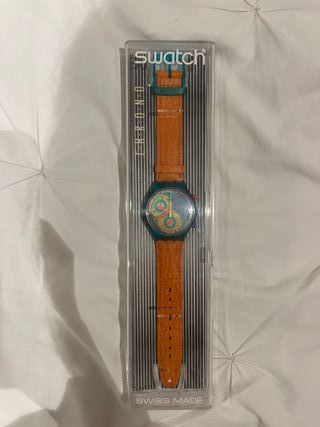 Reloj Swatch Chrono Multicolor Naranja