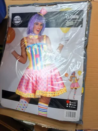 Disfraz Payaso Mujer Talla M