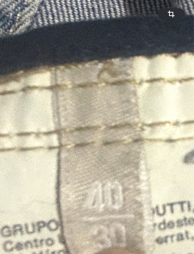 Blazer Denim Massimo Dutti entallado