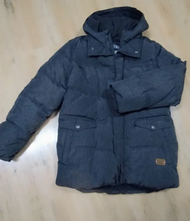 Abrigo gris chico 13-14 años