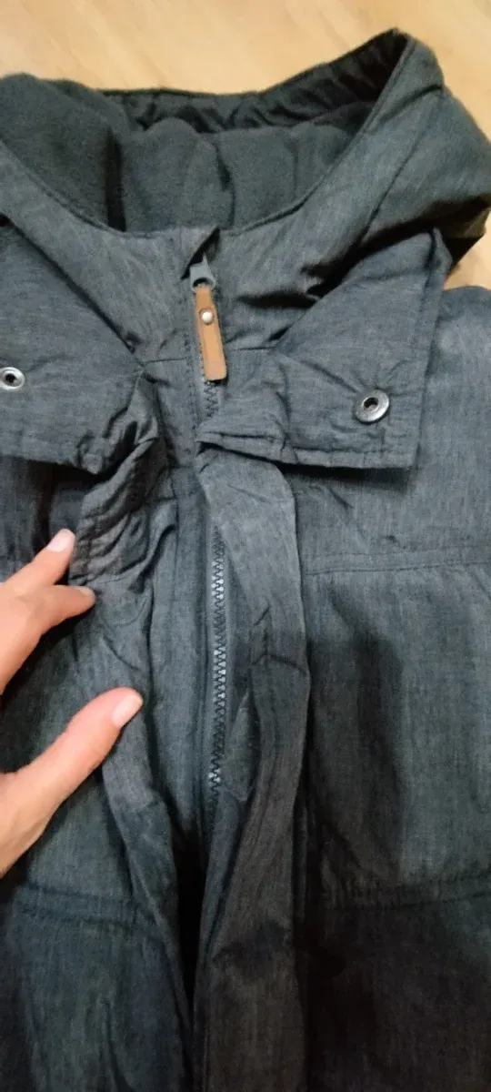 Abrigo gris chico 13-14 años