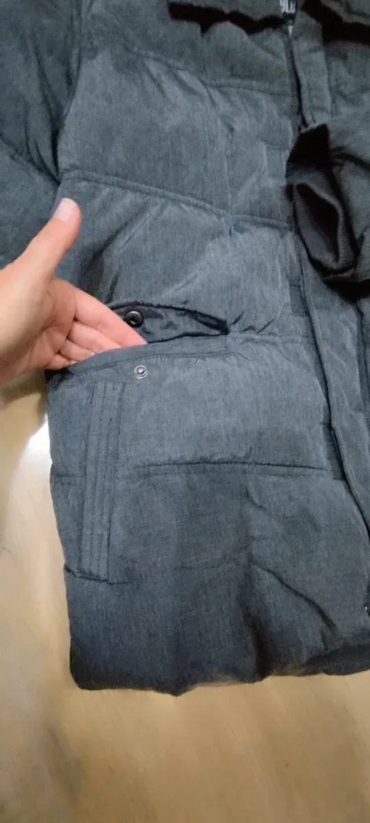 Abrigo gris chico 13-14 años