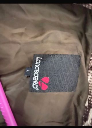 Chaqueta acolchada estampado serpiente