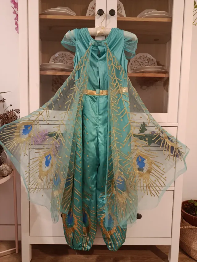 Disfraz Jasmín Disney Princesa. Talla 9-10 años.