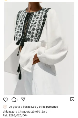 Camisa/Chaqueta Zara SIN USAR