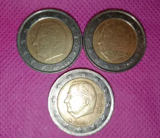 4 Monedas 2 Euros