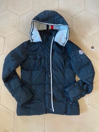 Chaqueta Moncler Mujer Negra Multicolor