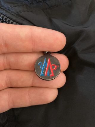 Chaqueta Moncler Mujer Negra Multicolor