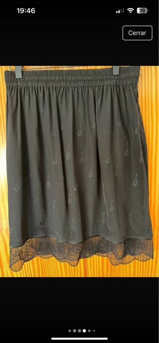 Falda Zadig & Voltaire negra