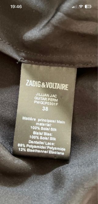 Falda Zadig & Voltaire negra