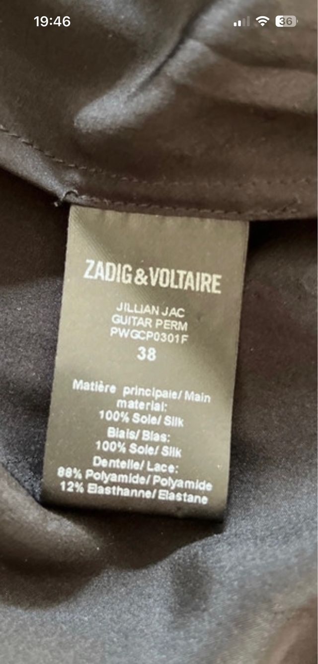 Falda Zadig & Voltaire negra