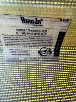 Piragua Sail 3 Kevlar Carbono