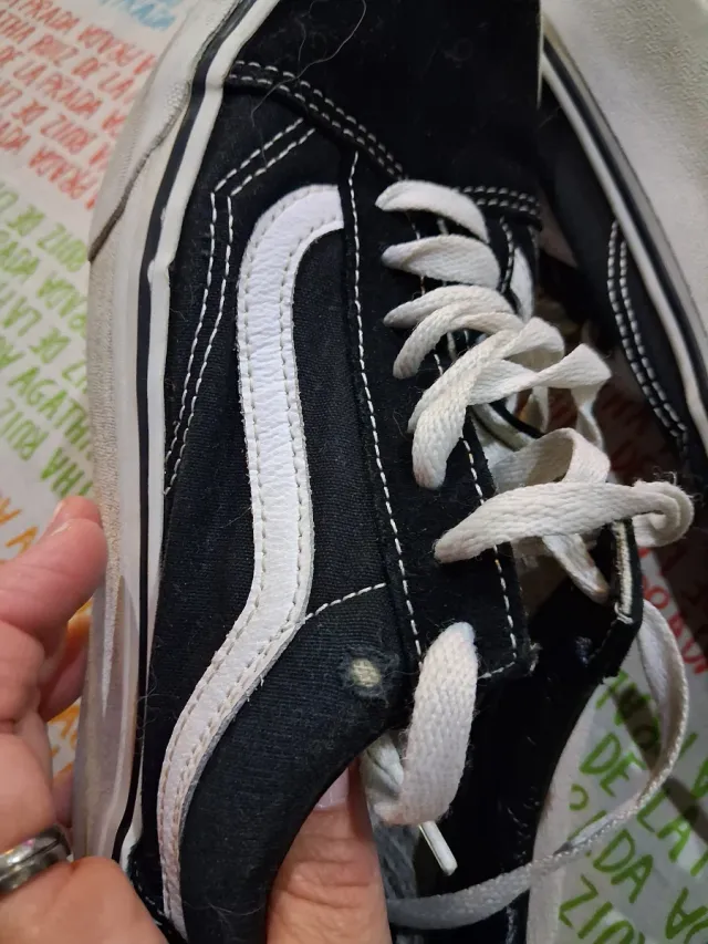 Zapatillas Vans Old Skool Negras Blancas