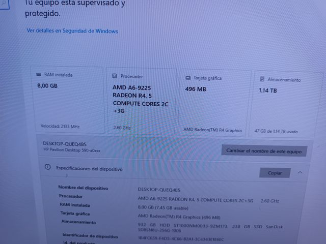 Mini torre ordenador 8 GB de ram