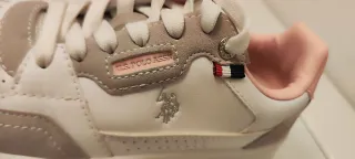 Zapatillas Polo Assn Blancas y Rosas