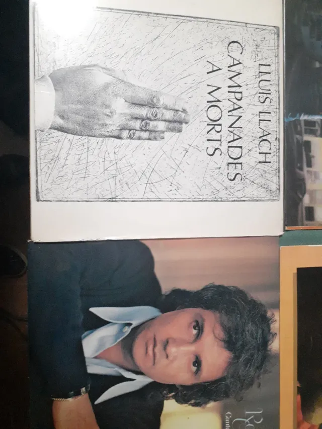 Lote 6 Vinilos LP: Sabina, Manzanita, Ríos, Llach,