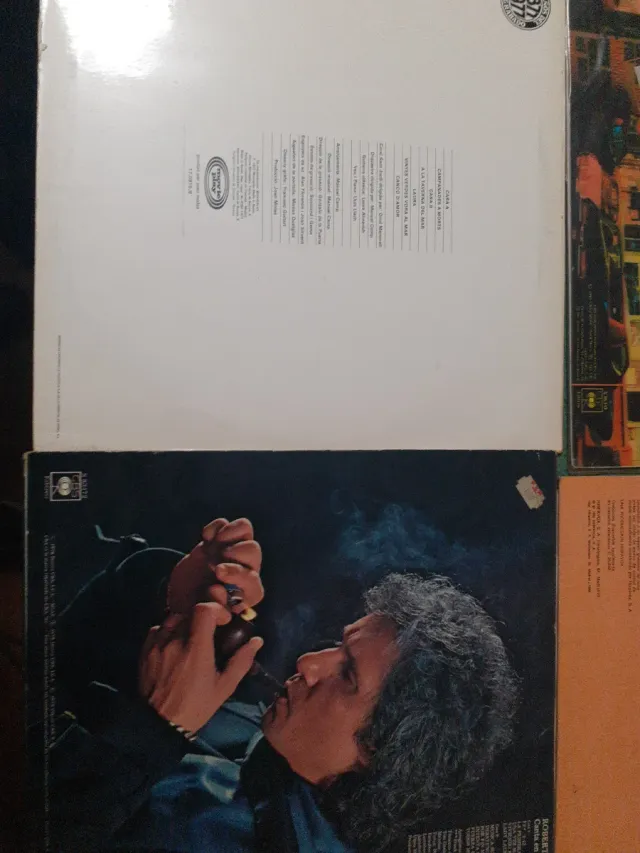 Lote 6 Vinilos LP: Sabina, Manzanita, Ríos, Llach,