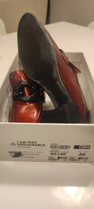 Zapatos Hispanitas PICOTA Rojo Talla 40